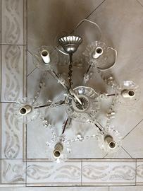 Lampadario stile Marie Theresa