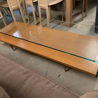 tavolino rimadesio  vetro nuovo