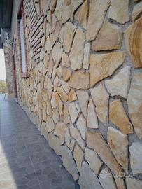 PIETRA DI TRANI PER DECORARE MURI - circa 10 mq