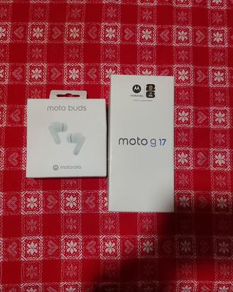 Motorola G17 + moto buds