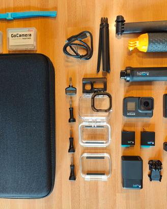 Kit Completo GoPro HERO8 Black+Accessori originali