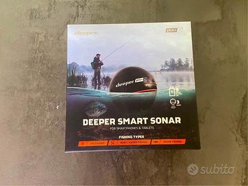 Ecoscandaglio Deeper pro+2 più attacco barchino