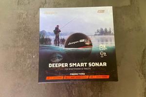 Ecoscandaglio Deeper pro+2 più attacco barchino