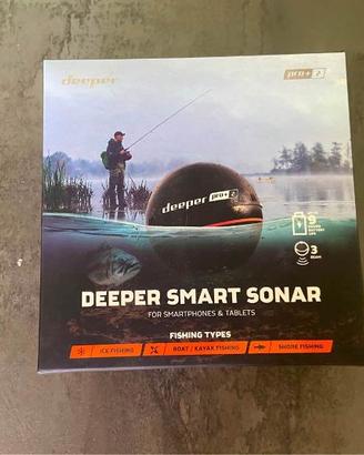 Ecoscandaglio Deeper pro+2 più attacco barchino