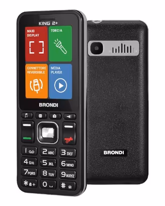 BRONDI KING 2+ TELEFONO CELLULARE DISPLAY 2.4" DU