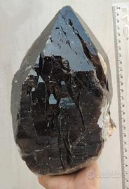 Quarzo fumè nero minerali cristalli 