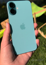 iphone 16 plus teal 256 gb - 1 mese di vita