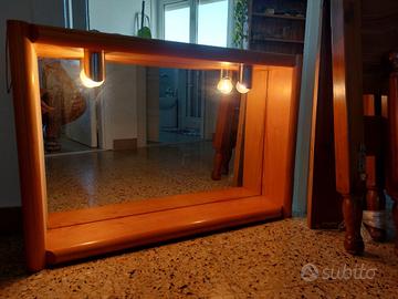 Specchiera bagno legno
