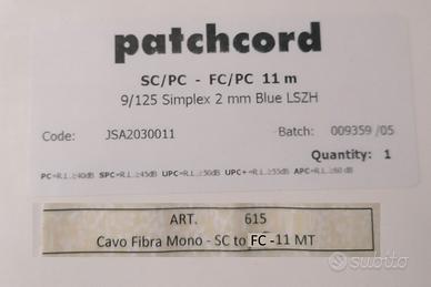 cavi in fibra ottica