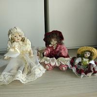 lotto bambole per arredo casa 