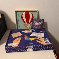 Set 22 tangram compleanno regalini fine festa comp