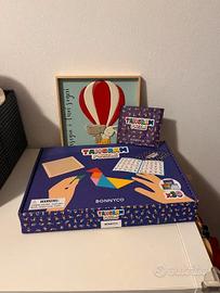 Set 22 tangram compleanno regalini fine festa comp