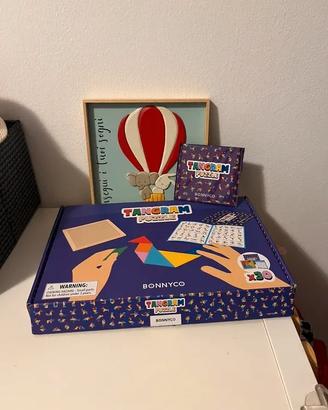 Set 22 tangram compleanno regalini fine festa comp