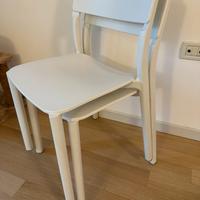 Coppia sedie bianche (JANINGE)