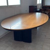 tavolo ovale in  legno allargabile 
