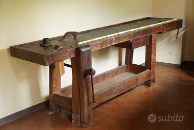 Tavolo vintage tipo falegname