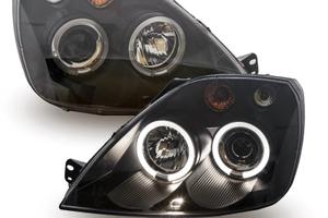 Coppia fari LED FORD FIESTA MK6 02-08 nero