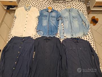 set 6 Camicie Uomo Varie Marche 