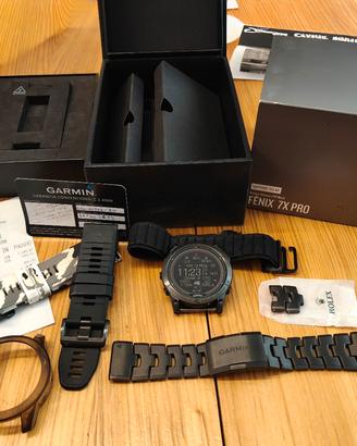 garmin fenix 7x pro solar sapphire TITANIUM