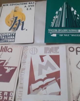 Pagelle scolastiche ventennio fascista