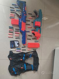 Nerf più accessori nuovi 