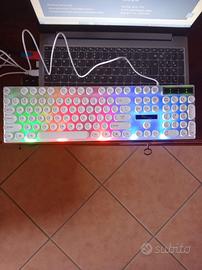 Tastiera Qwerty Cablata Retroilluminata