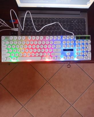 Tastiera Qwerty Cablata Retroilluminata