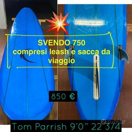 Surf longboard Tom Parrish