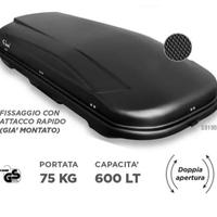 Baule auto da 600 Litri usato 2 volte in 2 anni