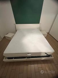 MATERASSO IKEA 160 x 190 + TOPPER BEDSHIRE NUOVI 