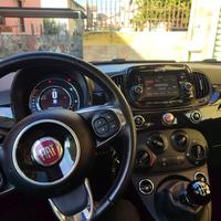 Fiat 500 1.2 Lounge 2019- tetto panoramico - nera