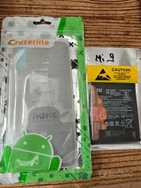 Cover posteriore e batteria nuova Xiaomi Mi 9