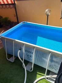 Piscina intex 4m x 2m x 1m completa di tutto