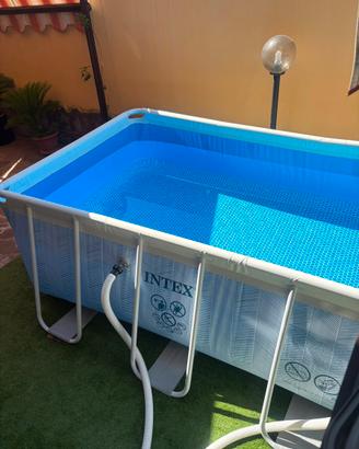 Piscina intex 4m x 2m x 1m completa di tutto