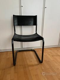 Sedia Zanotta in cuoio