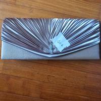 POCHETTE DONNA COLORE ARGENTO