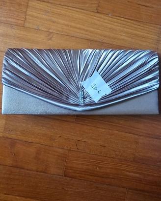 POCHETTE DONNA COLORE ARGENTO