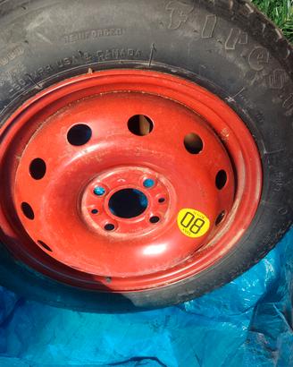 Ruotino di scorta Fiat 135/80/R14