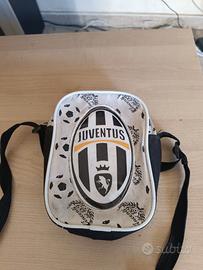 Borsello Juventus Ufficiale. Tessuto e Pelle