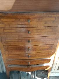 coppia di comò a cassetti vintage