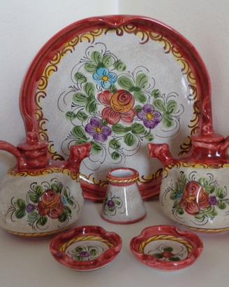 Deruta Grifo Set tavola Vintage Anni '60