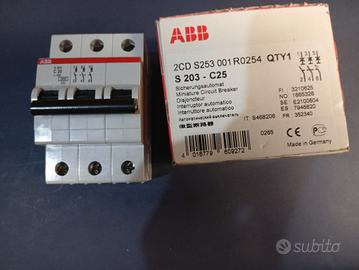 Vento interruttori automatico e magnetotermico 