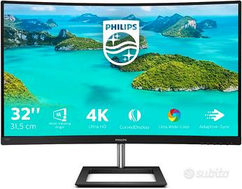 Philips 328E1CA Monitor Curvo 4k 32'' con casse