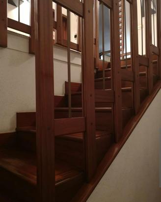 stupenda scala legno pregiato