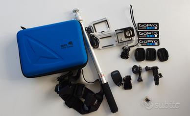 Hero 4 Silver  4K + custodie e accessori