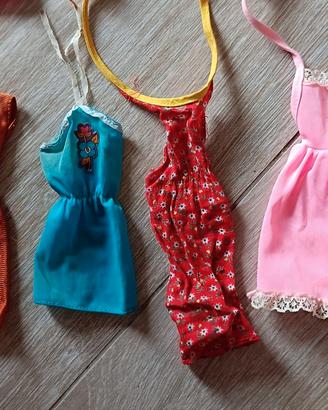 vestiti Barbie anni 80 vintage 
