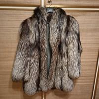 pelliccia volpe argentata 