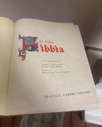 La sacra Bibbia