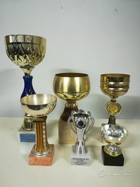 COPPE - TROFEI SPORTIVI 6 pz solo in blocco