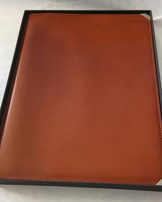 Valextra porta notes A4 Vintage in pelle